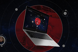 ROSCOSMOS template promo web, a Landing Page Template by store for you