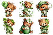 St. Patrick's Teddy Bear Clipart, an Illustration by Daily.Designs (Thumbnail 7 of 8)