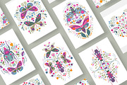 Folk Art Vector Collection, a Pattern Graphic by Molly art (Thumbnail 3 of 15)