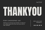 Card Template Thank You, a Graphic by Dheny Designer (Thumbnail 7 of 10)