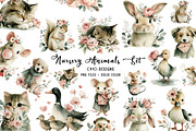 valentine and nursery animals set, an Illustration by CreationArt (Thumbnail 1 of 7)