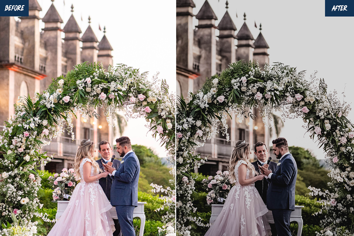 Dark & Moody Wedding Presets, a Preset Add-On by thepslr (Photo 2 of 9)