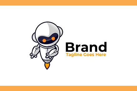 Ion Robotic Mascot Logo, a Branding & Logo Template by Suhandi