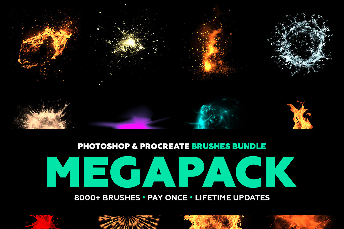 All Brushes Bundle 8000+ (1.0.3), a Brush Add-On by UnicDesign (Photo 1 of 8)