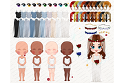 Bride and Groom couple clipart PNG, a Person Illustration by Podcliparts (Thumbnail 3 of 8)