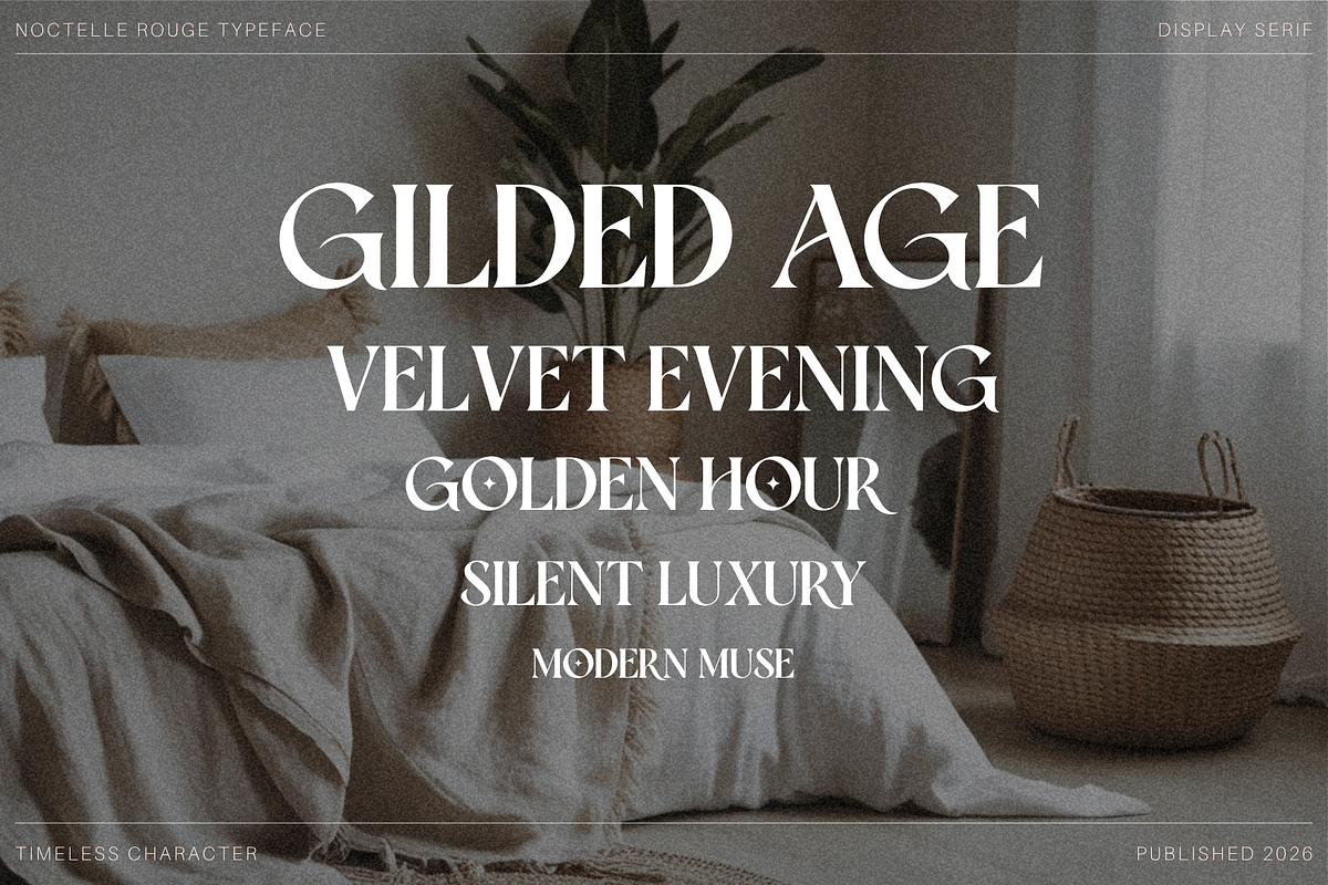Noctelle Rouge - Display Serif Font, a Serif Font by Creacy Studio (Photo 6 of 10)