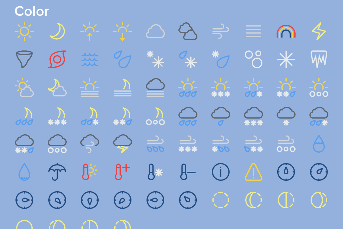 Wthr Icons, an Outline Icon by Timothy Miller (Photo 3 of 3)