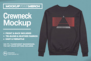 Crewneck Sweatshirt Mockup, a Merchandise Mockup by Brent Galloway (Thumbnail 1 of 5)