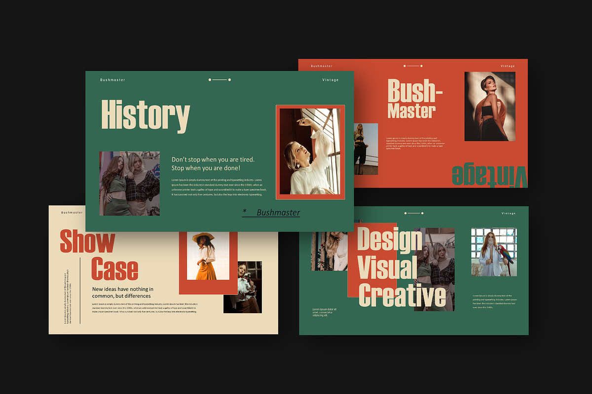 Bushmaster Vintage Google Slide, a Presentation Template by Spesifikstd (Photo 2 of 12)