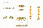 Watercolor Cute Thanksgiving Set, an Object Graphic by OrangePeafowlArt (Thumbnail 10 of 15)
