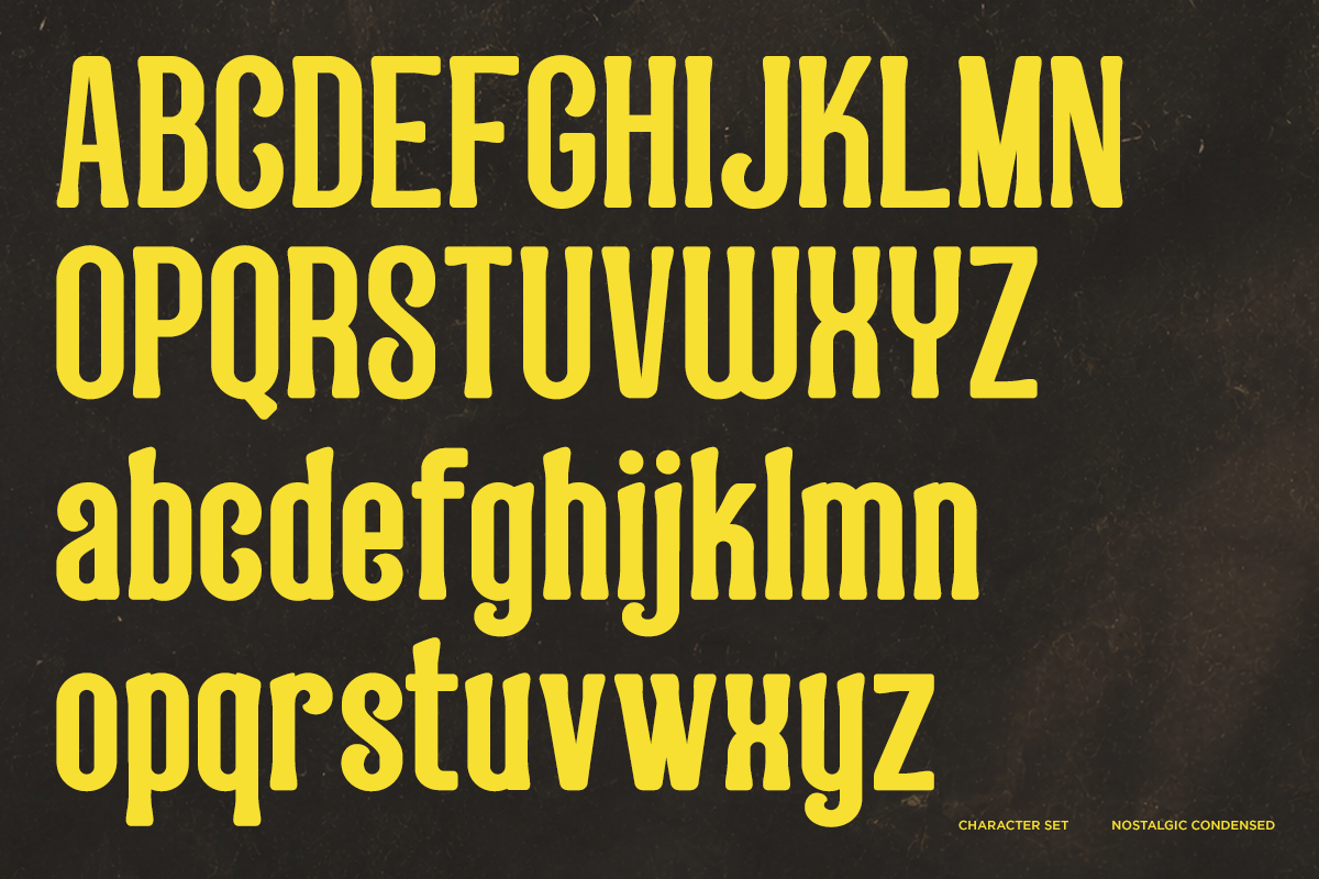 Nostalgic Condensed - Retro Serif, a Serif Font by Font Liner (Photo 19 of 21)