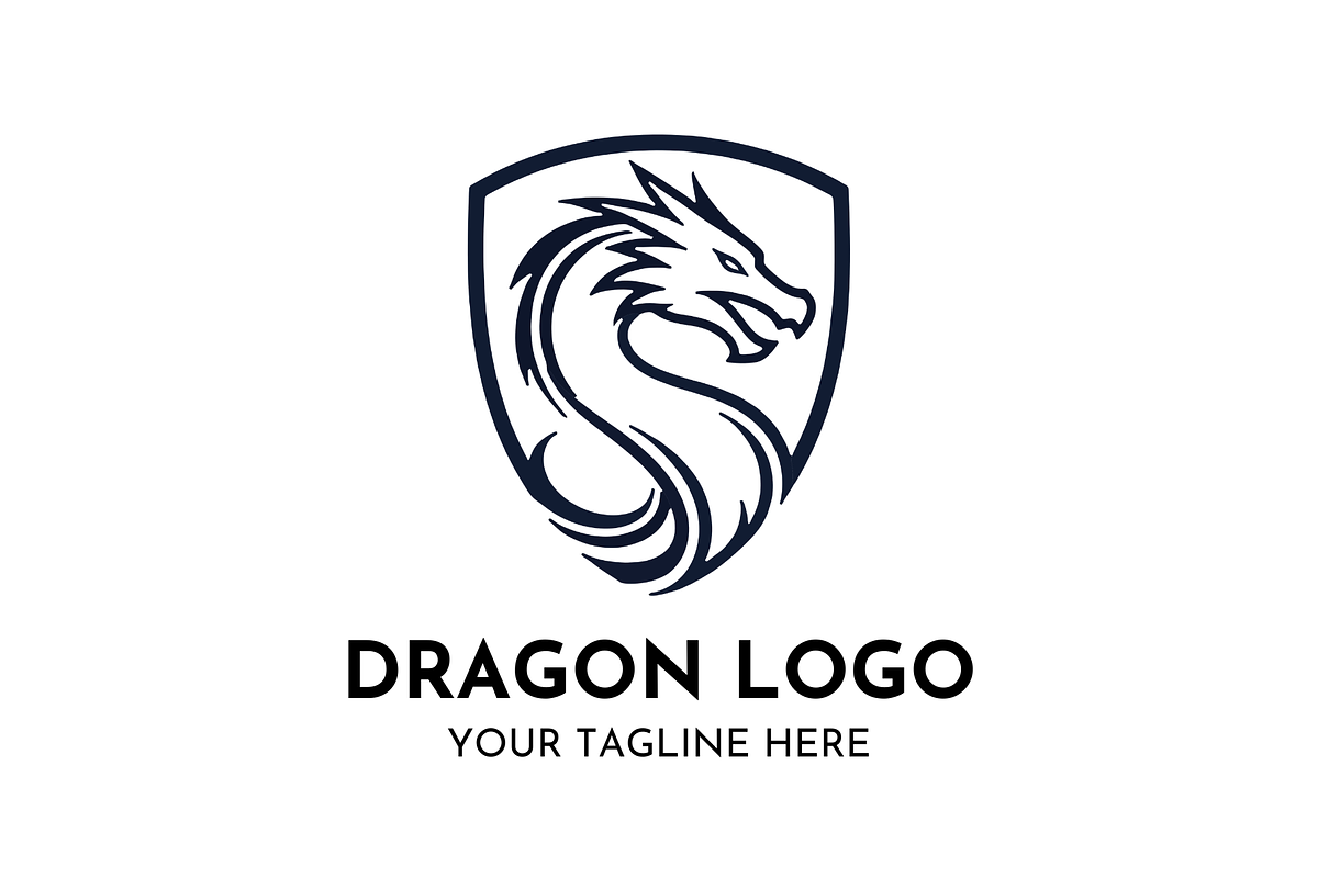 Dragon Powerful Emblem Logo Design, a Branding & Logo Template by Megafox Studio (Photo 1 of 2)