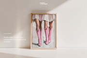 Wood Frame Art Mockup | PSD A4, a Household Mockup by momomockps (Thumbnail 2 of 10)