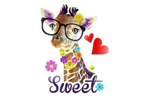 Watercolor Giraffe - Baby Shower, an Animal Illustration by StudioLondon