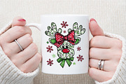 Coquette Green Millennial Christmas, an Illustration by Sublimation Artist (Thumbnail 7 of 9)