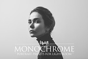 SALE! MONOCHROME Portrait Presets, an Action Add-On by Uplift Actions (Thumbnail 1 of 23)
