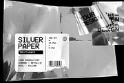Silver Paper Textures + 5 Mockups, a Texture Graphic by Marie T (Thumbnail 1 of 17)