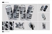 Metallic Soda Can Mockup Set, a Packaging Mockup by Renderteam (Thumbnail 2 of 15)