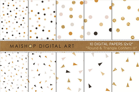 Digital Paper Confetti Set 03 preview 2