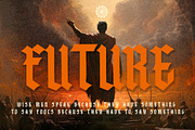 MALAGA Blackletter Typeface Font, a Blackletter Font by dansdesign (Thumbnail 6 of 8)