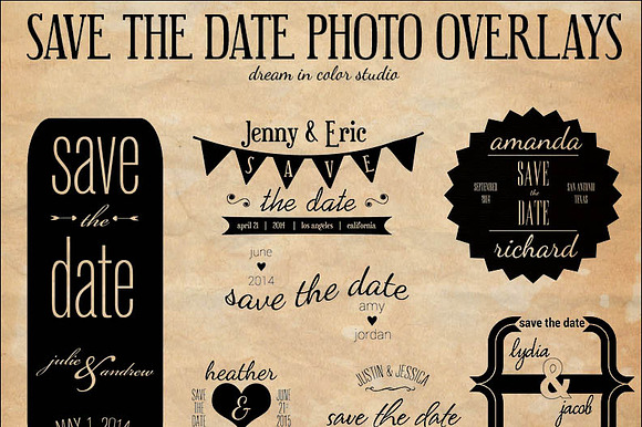 Save The Date Photo Overlays preview 4