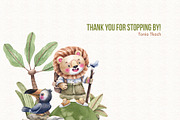 Jungle Journey Kids illustrations, an Illustration by Watercolor by Tonia Tkach (Thumbnail 7 of 7)