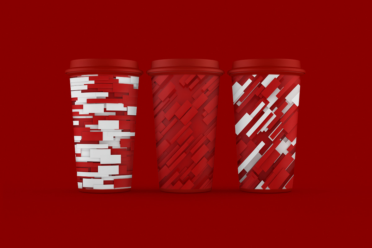 3D Geometric Abstract Backgrounds, a Background Graphic by BIBIART (Photo 3 of 10)