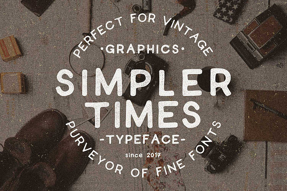 Simpler Times Typeface preview 6