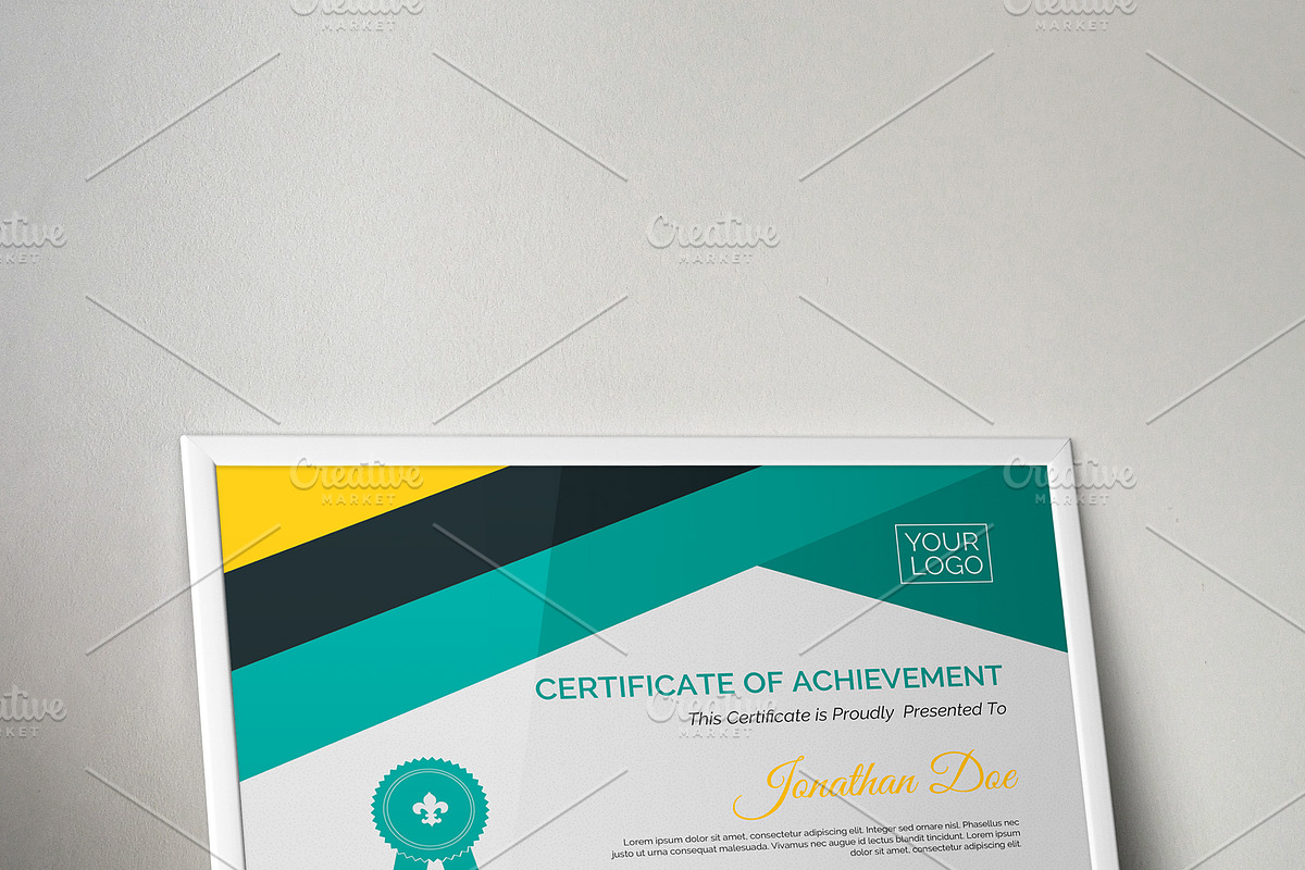 Certificate Template, a Stationery Template by Cristal Pioneer (Photo 3 of 3)