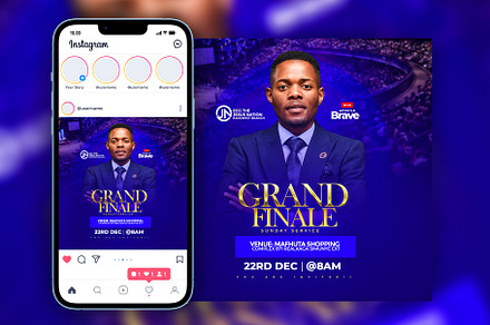Church Flyer template Psd
