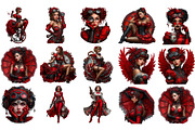 Gothic Steampunk Woman Clipart, an Illustration by DreamArtGraphic (Thumbnail 4 of 4)