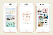 Vintage Watercolor Instagram Story, a Social Media Template by Spinsugar Graphics (Thumbnail 2 of 8)