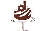 Hand painted bakery line set design, a Food Illustration by okskukuruza (Thumbnail 2 of 3)