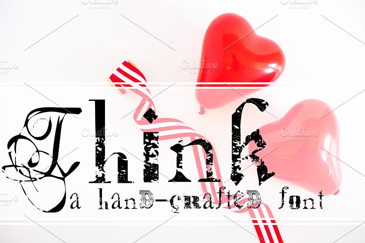 THINK Hand Crafted Font