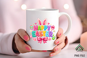 Preppy Brushstroke Happy Easter png, an Illustration by Craft Nest (Thumbnail 4 of 6)