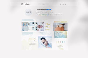 Instagram Puzzle Wind - Canva & PS