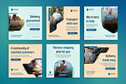 Delivery Banner Templates, a Social Media Template by Brandify Studio (Thumbnail 1 of 4)