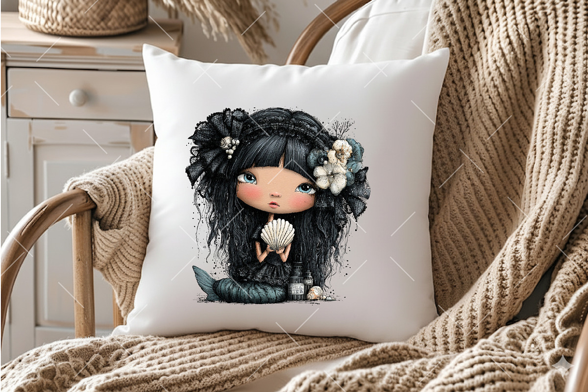 Whimsical Gothic Summer Clipart PNG, an Illustration by OK Design (Photo 5 of 6)