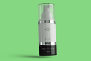 Airless Pump Cosmetic Bottle Mockup, a Cups & Container Mockup by Digitalphaser (Thumbnail 5 of 5)