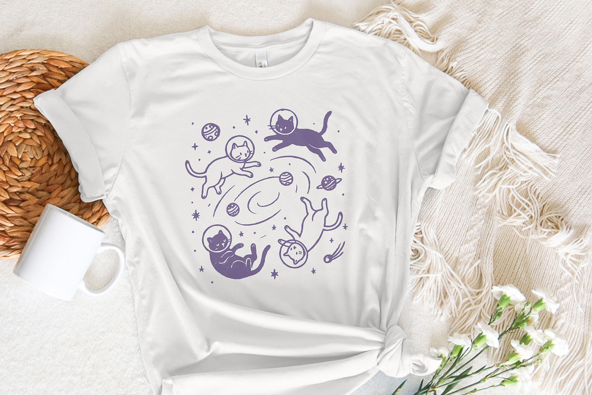 Space Cat PNG, Cat PNG, Cute Cat, an Illustration by SharpMarketplace (Photo 7 of 9)
