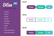 Bliss - Flat Button Pack, a Bootstrap Template by Giovanni Filippi (Thumbnail 1 of 2)