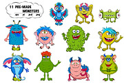 Creation Kit Monsters, an Animal Illustration by Irina Skaska (Thumbnail 6 of 12)