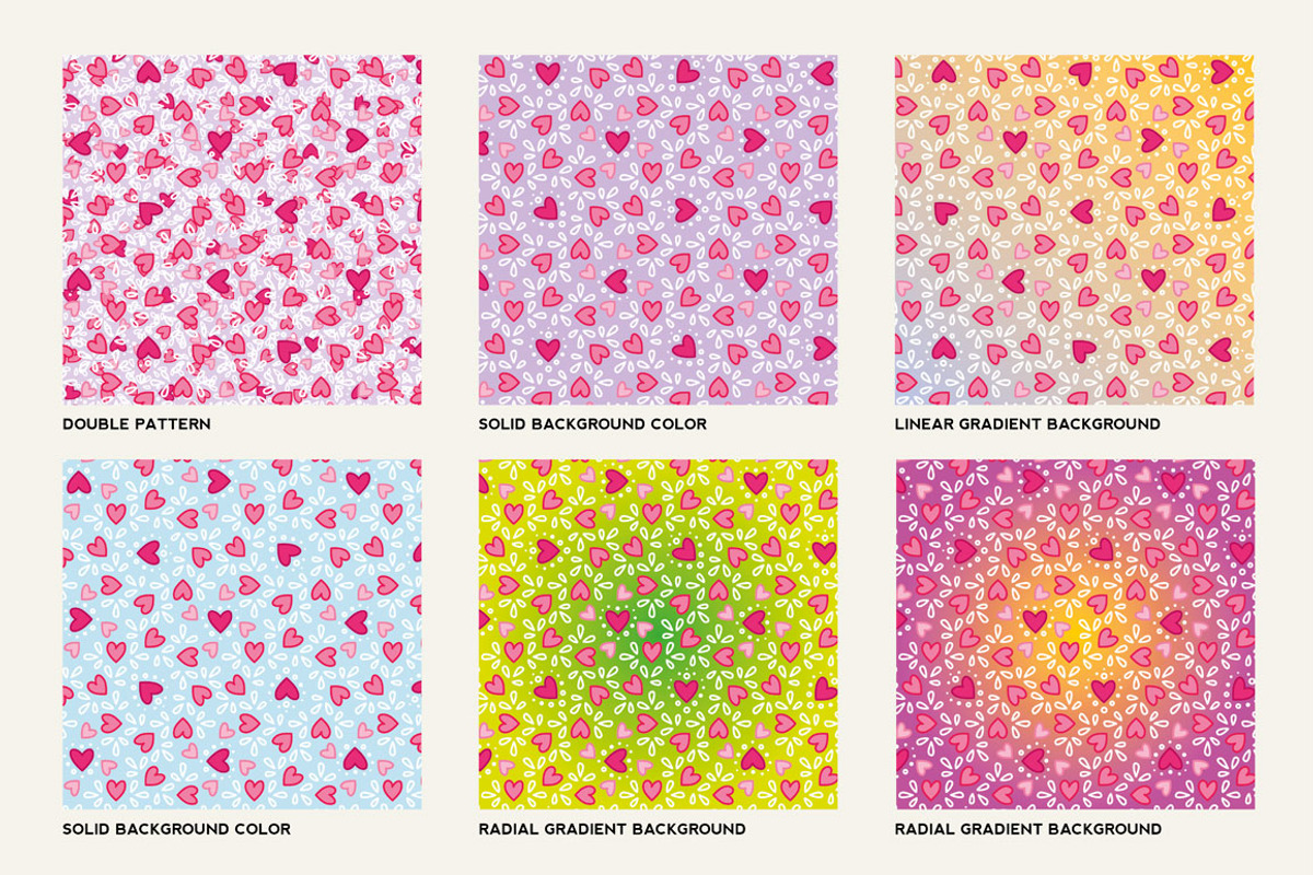 Valentine Transparant Vector Pattern, a Pattern Graphic by Fresh Design Elements (Photo 2 of 2)
