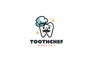 Tooth Chef – Cute Mascot Logo Design, a Branding & Logo Template by Artnivora.Std