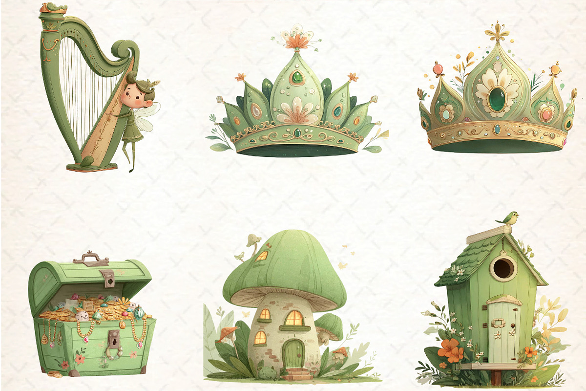 Peter Pan Watercolor Clipart Bundle, an Illustration by DreamCafeArt (Photo 4 of 8)