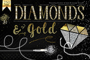 Diamond & Gold Photoshop Styles Kit