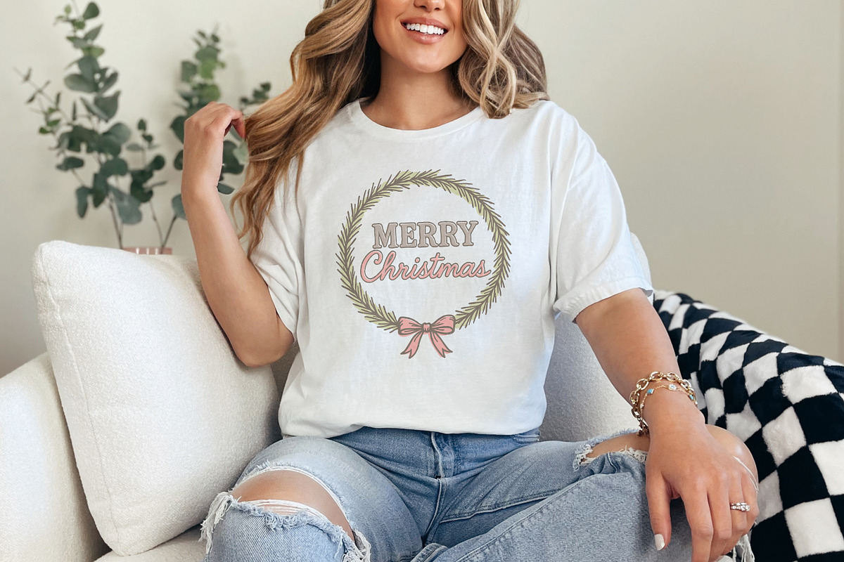Merry Christmas Wreath PNG, Holiday, an Illustration by SharpMarketplace (Photo 6 of 9)