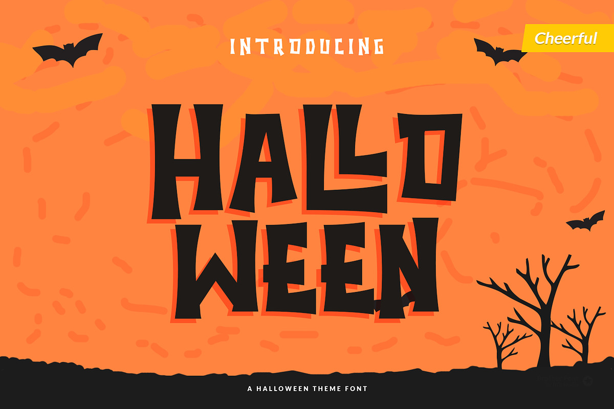 Halloween Scary Spooky Font, a Font by TrimStudio (Photo 1 of 5)