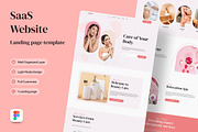 Beauty Care Web Landing Page, a Landing Page Template by UICreative (Thumbnail 1 of 4)