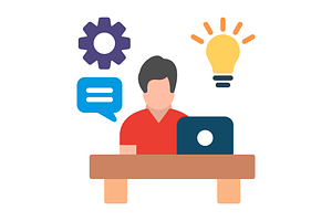 Skill Flat Icon, a Duotone Icon by Pexelpy